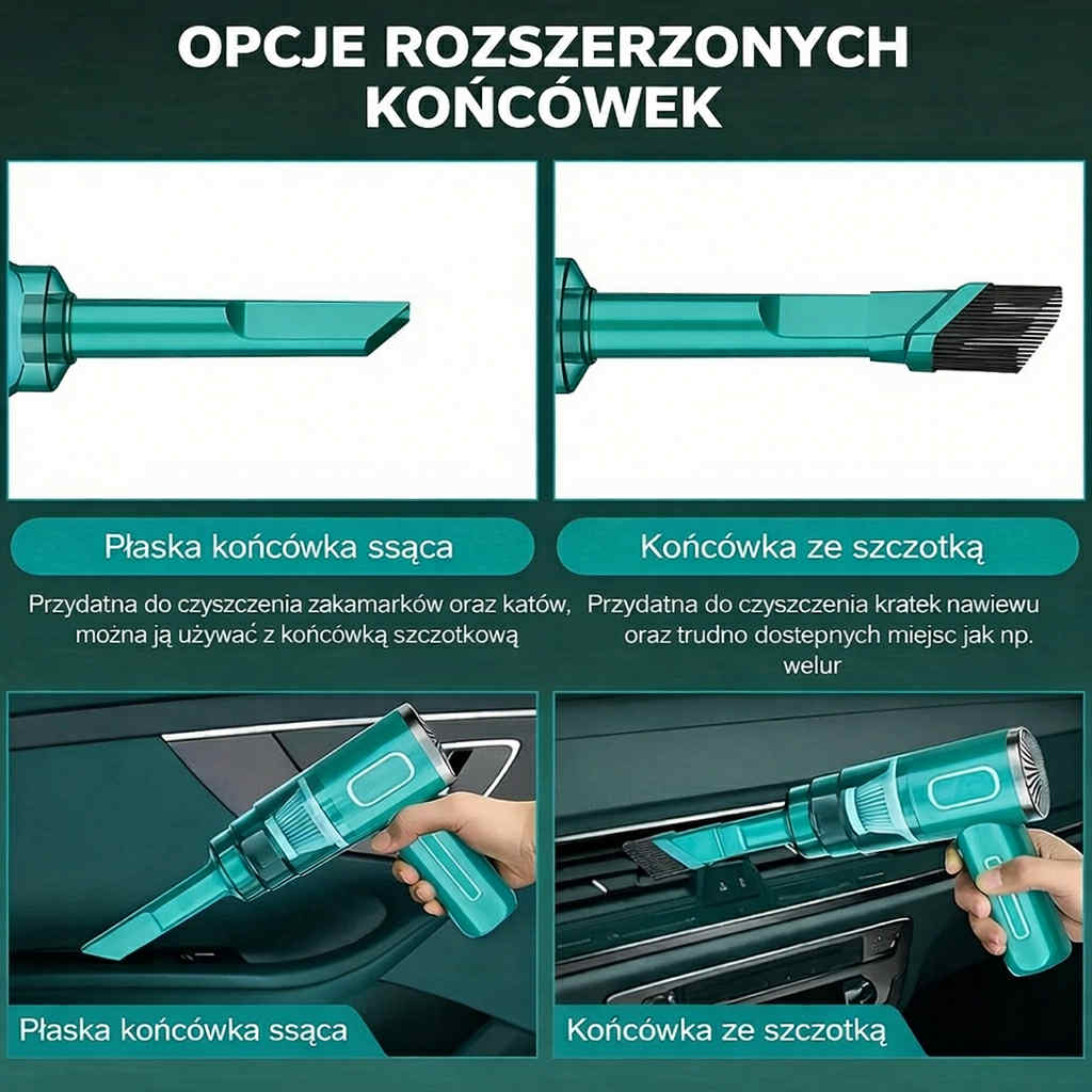 Przenośny odkurzacz do auta – czystość w każdej trasie