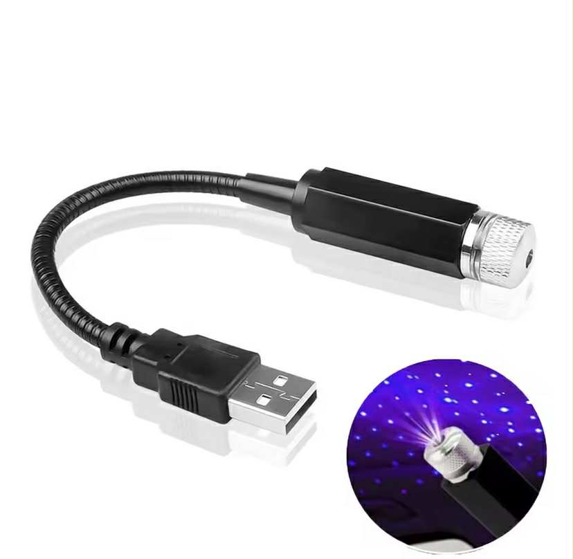 Mini projektor gwiazd USB LED
