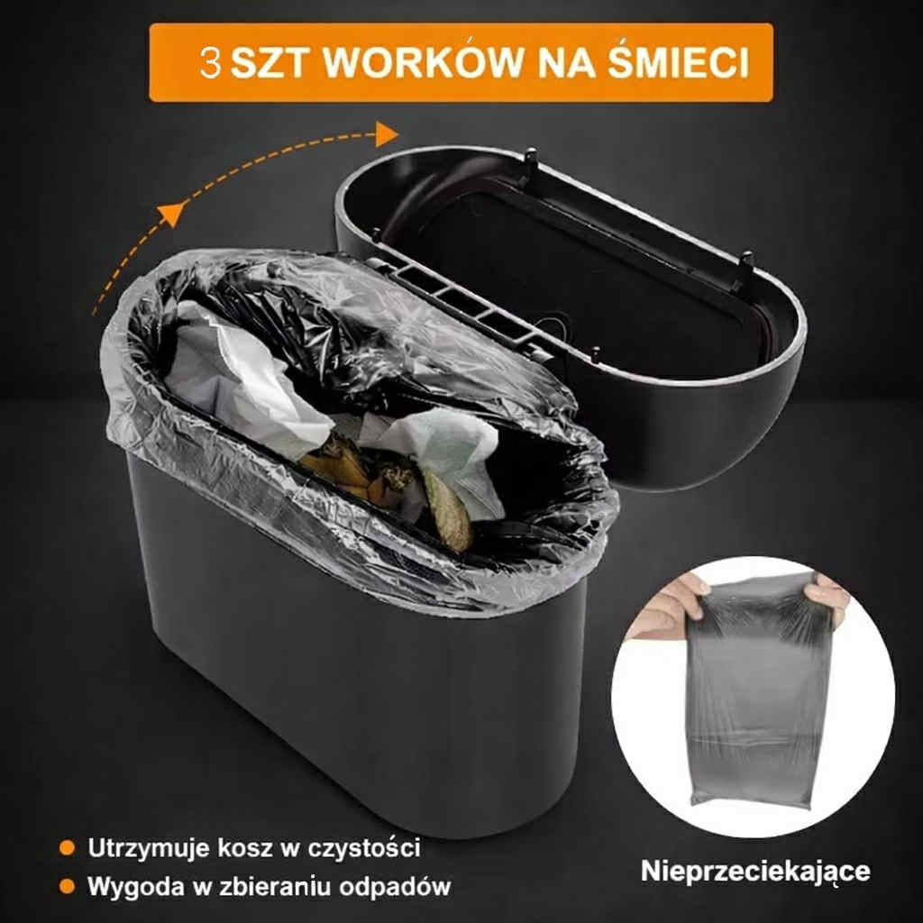 Samochodowy kosz na śmieci – czyste wnętrze auta każdego dnia