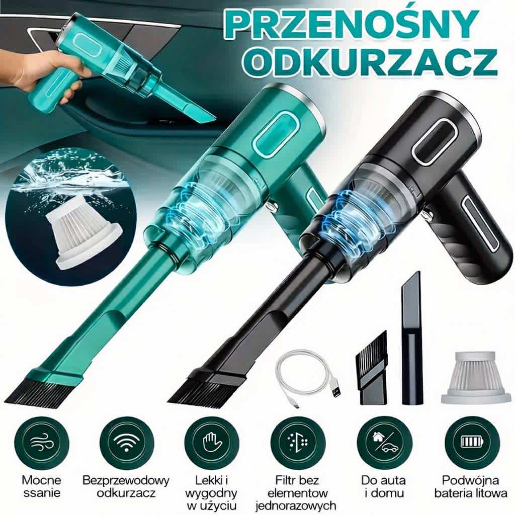 Przenośny odkurzacz do auta – czystość w każdej trasie